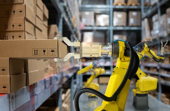 3PL warehouse using robots