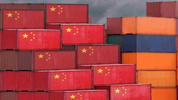 China cargo container export import shipping
