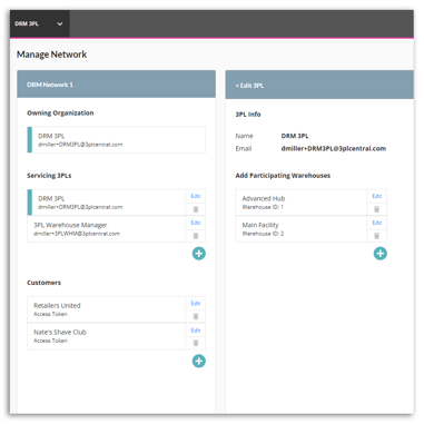 Network Manager Manage Network Detail