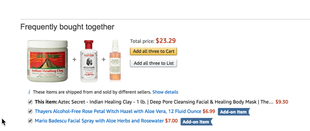 Amazon Frequently Bought Together