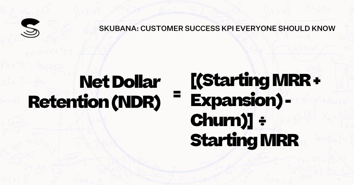 Net Dollar Retention (NDR)