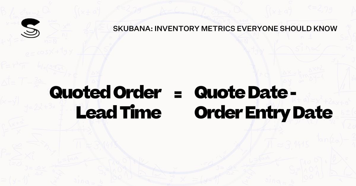Quoted Order Lead Time-1