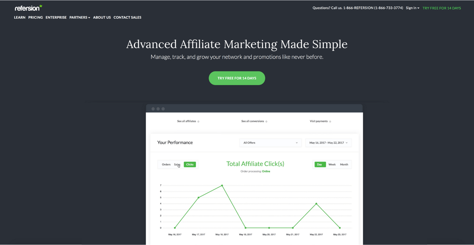 Refersion affliate and influencer marketing platform