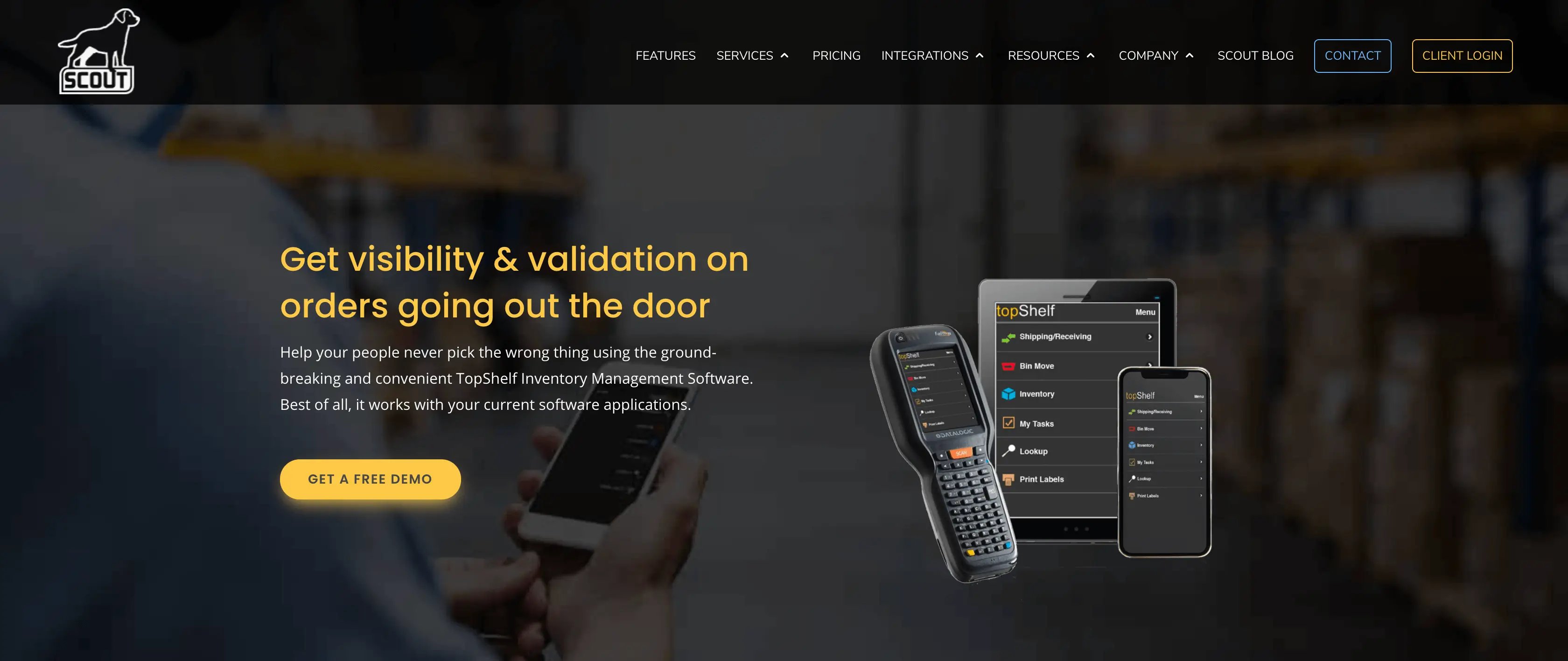 Scout cloud-based barcoding solutions for ecommerce businesses