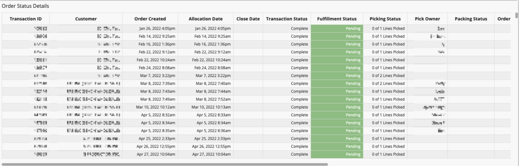 Extensiv 3PL Warehouse Manager Outbound Productivity screenshot