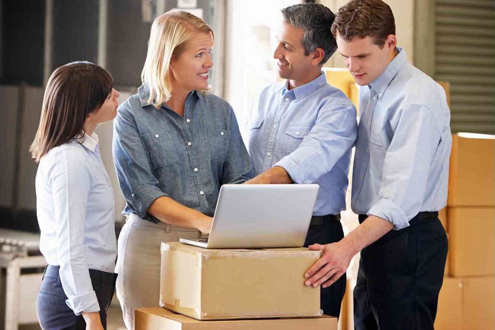 Workers in Distribution Warehouse