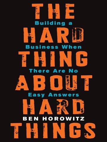 the hard thing about hard things